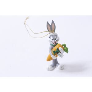 Looney Tunes, Bugs Bunny, 1998, Holding Carrot, Ornament, Christmas, Vintage, Ho